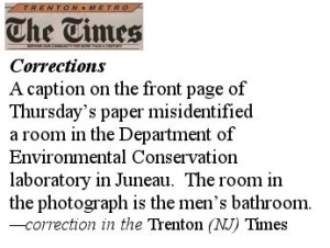 Now how can anyone make a mistake like this is hard to explain. Seriously, a laboratory and a lavatory may sound similar but they're completely different things.