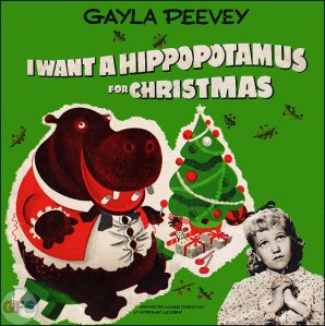 You probably remember the song on this album. But at least the cover goes to great lengths why any child shouldn't want a hippopotamus for Christmas. I mean hippos kill more people in Africa than lions.