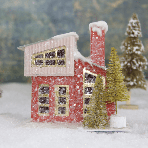 Well, it has a long chimney and a white 2nd floor. But all in all, it's unique so I'll take it.