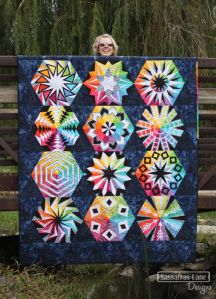 And I guess this is in a rainbow scheme. Well, the patterns are certainly pretty.