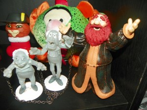 These are from A Muppet Christmas Carol. As you know, the chained ghosts are Statler and Waldorf.