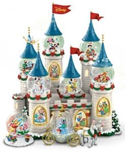 I suppose this doesn't come cheap. Also includes a Cinderella snow globe coach.