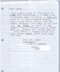 Looks like this little girl really did her homework on the music business. Like how she talked about scalpers.