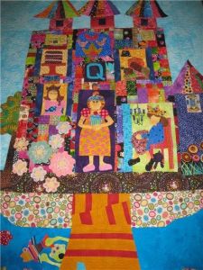 Well, this is certainly a quilter's castle here. So stunning and so lovely.