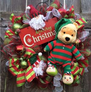 And here we have Pooh in his Christmas jammies. This is so adorable you can't resist it.