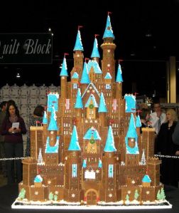 Man, and I though the Hogwarts gingerbread scenes were spectacular. This really takes the cake for me. Love the detail.