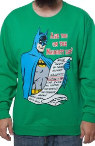 And you thought I was talking about Santa. Well, Batman has his own naughty list.