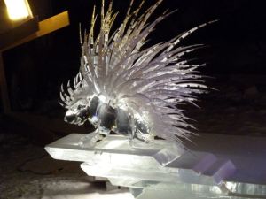 You have to admire the craftsmanship on this. Because I'm sure getting those quills out isn't easy to carve.