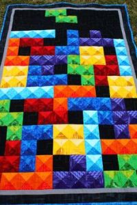 Okay, Tetris is a computer game. But you can easily see why it makes an ideal quilting subject.