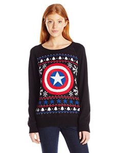 This one is black with red, white, and blue. And it features Cap's shield in the center.