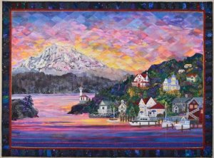 Love the beautiful sunset of the mountain. Heard this is from somewhere in the northwest.