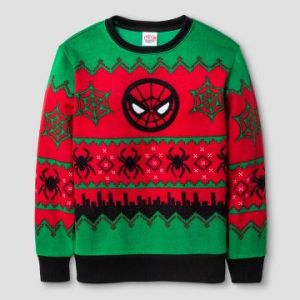 Nevertheless, I have to wonder if Spider Man has his own Christmas sweater. And if he does, did he make it himself?