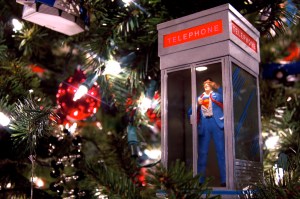 Nowadays, he's most likely to have trouble finding one. Because most people use cell phones.