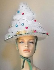 Think of it as one of those aluminum Christmas trees on your head. Now don't you think it looks completely ridiculous?