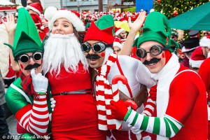 Guess they're test drivers for Santa's sleigh at the North Pole. That might explain a lot.