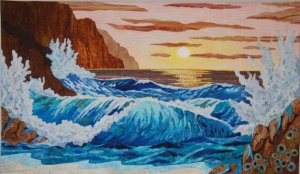 This is especially so during a sunset. Love the rocky beach and the tide.