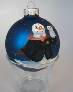 This bauble ornament even has a snow Headwig, too. All in all, this is adorable.