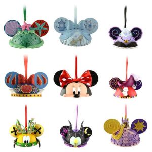 These ornaments feature many of your favorite Disney movie characters. This even includes villains like Ursula and Maleficent.