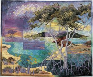 And this one uses plenty that it seems a bit surreal. But you can surely tell it's a quilt for sure.