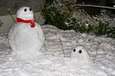 Well, perhaps snowmen know what it feels to be snowed in. Like how one waves his stick arms in panic.