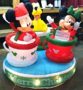 Of course, teacups rides are iconic to Disney> So it's why I included this inflatable on this post.