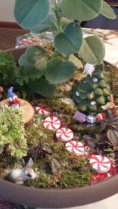 Well, it gives it a sweet charm. Though the tree doesn't look real.