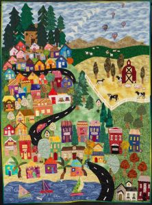 Well, you'd never see a colorful village like this. But it doesn't hurt to dream.