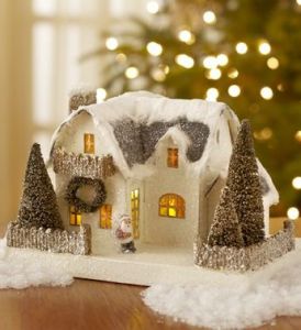 Well, it doesn't seem like much. But it's lovely. Also, look closer and you can see a miniature Santa Claus.