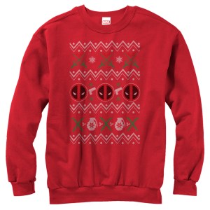 You'll see a few of these Deadpool sweaters on this post. This one is quite minimal compared to the others.