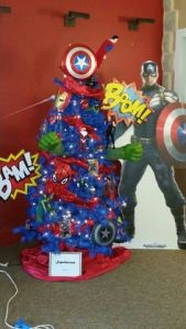 It should also be blue with a Captain America shield on top. Hulk hands help as well.