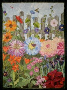 Because an April garden looks like shit since it's early spring and rains a lot. Love the flowers though.