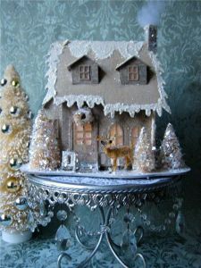 Sure it's made from cardboard and looks it. But you have to admire the deer and the decor.