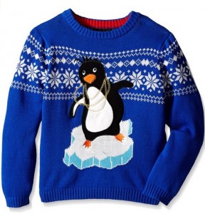 Unfortunately,his gangsta appeal didn't stop him from becoming a casualty of climate changes. Though this is cute.