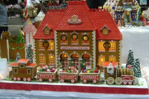 This one even has a train for toys like a Polar Express. This is adorable.