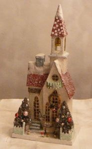 Yet, it has some dots on the roof. Still, you have to like the trees with their ornaments.