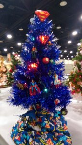 Since most of Superman's outfit is. Also helps if you use red in the decorations, too.