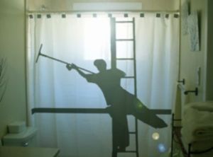 Well, that's quite clever. Not sure about depicting it a a shadow though.