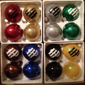 And there seem to be about 2 for each color and 12 in total. Do I need to tell you which house each one belongs to?