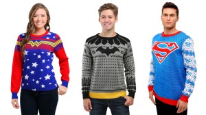 Consists of Wonder Woman, Batman, and Superman. Each of these has its own unique design.