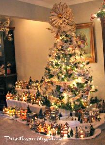 And here we have a vibrant one at that. It even has an ice covered lake, too.