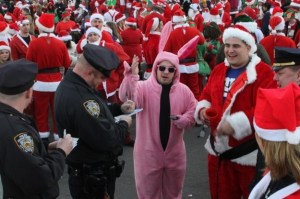Yes, these events are known for a lot of drunk and disorderly conduct. But the Ralphie bunny suit costume is priceless.