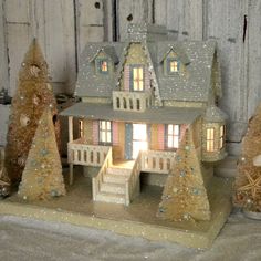 Sure it's quite big for a Christmas house. But you have to admire it as a work of art.