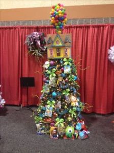 It even has a balloon house tree topper. Even has a lot of Pixar stuff on it, too.