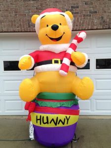 And here he is on a jar with a candy cane. Okay, he doesn't have a beard. But I don't care.