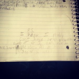 Sorry, kid, but superpowers don't work that way. You can't just ask Santa for them.