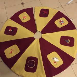 Well, it's more Harry Potter. But since he's in Gryffindor, it's red and gold.