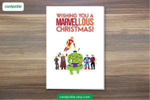 Because they're from Marvel Comics. Not sure if you'd want to put Christmas lights on the Hulk.
