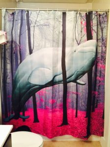 Of course, you might be experiencing an hallucination. Or looking at this shower curtain. If it's the former, go see your doctor.