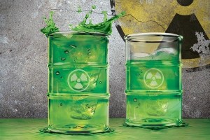From Neatorama: "If you like drinks that are so strong that they're practically poison, this is the glass for you: Polluted Glass, shaped like a 'lil 55-gallon drum used by Evil Big Corp to dump their toxic waste."
