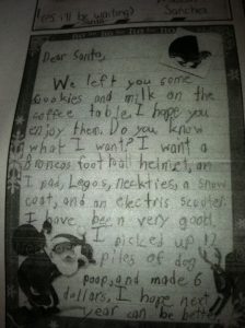 Picking up dog poop is nothing to be humble about. But where I live, you don't have to do that.